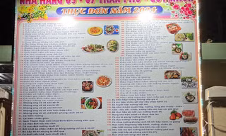 Thực đơn 'khổng lồ' của một nhà hàng ở Bình Định gây sốt mạng xã hội