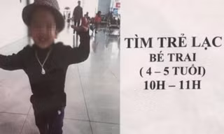 Thi thể bé B. được tìm thấy dưới hồ sau khi rời khỏi nhà