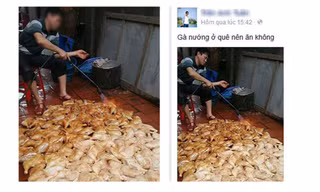 Anh Tuấn khẳng định mình là tác giả của bức ảnh này. Anh cho hay đây là cảnh chuẩn bị cỗ trong một đám cưới ở Cổ Loa (Đông Anh, Hà Nội)