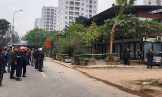 Di dời tài sản tại dự án đất bị lấn chiếm rộng hơn 4.000m2 ở Hoàng Mai