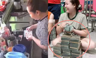 Chủ quán trà sữa vừa cười vừa khóc khi biết trúng 3 tờ vé số độc đắc