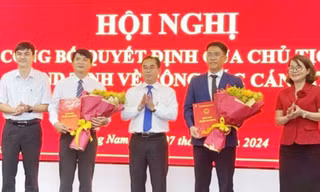 Quảng Nam điều động, bổ nhiệm hai Phó giám đốc Sở Y tế