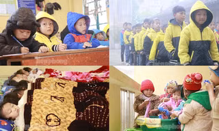 Thầy cô vùng cao Yên Bái chăm lo bữa ăn, giấc ngủ của học trò trong đợt rét đầu tiên năm nay