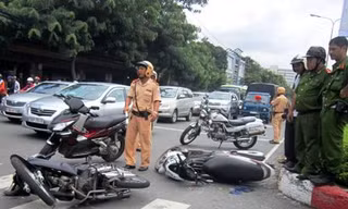 Cô gái bị cướp đâm vào cổ khi truy đuổi