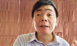 Luật sư Trần Vũ Hải tại văn phòng ở Hà Nội, hồi tháng 7