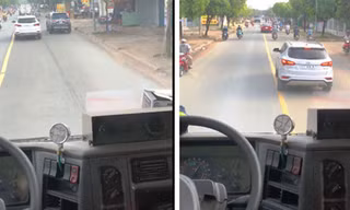 Chủ ôtô cản đường đoàn xe cứu hỏa ở Sài Gòn bị mời làm việc