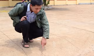 Hiện trường nơi nam sinh Trần Quốc Toàn bị chém
