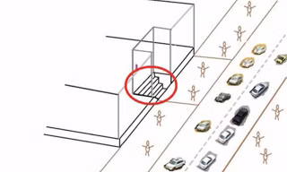 Cách khắc phục bậc tam cấp không lấn chiếm vỉa hè