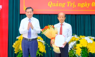 Công bố bổ nhiệm Tổng Biên tập Báo và Đài Phát thanh - Truyền hình tỉnh Quảng Trị