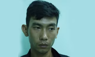 Lê Văn Công tại cơ quan công an