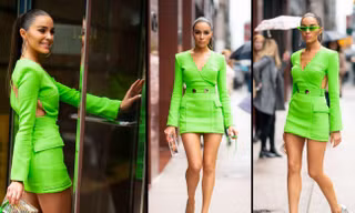 Hoa hậu Olivia Culpo khoe vóc dáng hoàn hảo, chân thon dài hút mắt