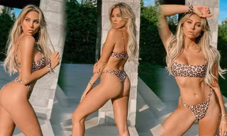 Siêu mẫu Playboy Khloe Terae 'thiêu đốt' ánh nhìn với bikini bé xíu