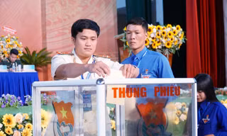 Toàn cảnh Đại hội Đại biểu Đoàn TNCS tỉnh Khánh Hòa lần thứ XII