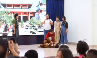 Học sinh Đà Nẵng gọi 'Voọc ơi, khỉ ơi'
