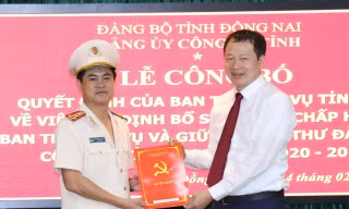 Giám đốc Công an tỉnh Đồng Nai nhận thêm nhiệm vụ