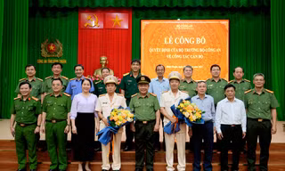 Hai Đại tá được tái bổ nhiệm chức danh Phó giám đốc Công an tỉnh Bình Thuận