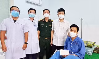  Đạp trúng mìn khi làm nhiệm vụ, một thượng úy bị thương nặng 