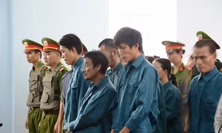 Các bị cáo tại phiên tòa​