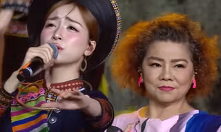 NSND Thanh Hoa và Hòa Minzy gây sốt với 'Rừng xanh vang tiếng Ta Lư'
