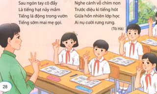 Bài thơ gây tranh cãi trong sách Tiếng Việt lớp 5