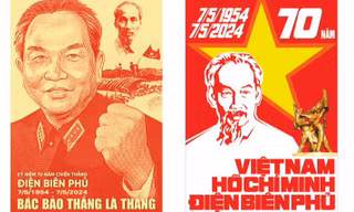 Trao hàng chục giải thưởng cho tranh cổ động 70 năm chiến thắng Điện Biên Phủ