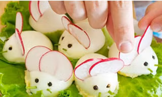 Những tác phẩm từ trứng luộc siêu cute