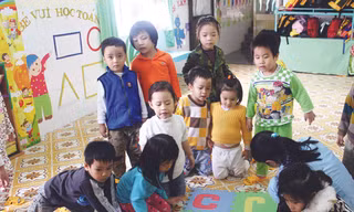 Trẻ em nên được vui chơi, học theo đúng chương trình (ảnh có tính chất minh họa, chụp tại cơ sở trường mầm non trên địa bàn Đà Nẵng). Ảnh: Nguyễn Huy