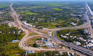 Cao tốc Mỹ Thuận – Cần Thơ đã khánh thành nhưng còn 'vướng' ở nút giao cuối tuyến