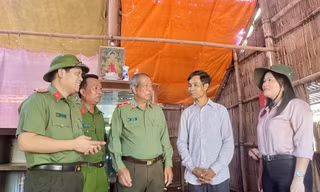 Bộ Công an triển khai xây gần 1.300 căn nhà tặng hộ nghèo ở Trà Vinh