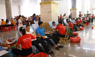 Nửa đầu năm, người dân Hậu Giang hiến hơn 2.300 đơn vị máu