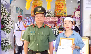 Truy thăng cấp bậc hàm cho cán bộ công an xã hy sinh khi làm nhiệm vụ 