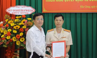 Phó Giám đốc Công an tỉnh Hậu Giang làm Phó Ban Nội chính Tỉnh ủy