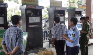 Bị phạt hơn 100 triệu vì vi phạm quy định kinh doanh xăng dầu