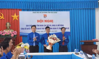 Anh Nguyễn Hữu Nghĩa giữ chức Phó Bí thư Tỉnh Đoàn Hậu Giang