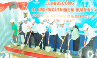 Cần Thơ khởi công xây dựng 200 căn nhà cho hộ nghèo