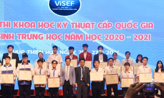 12 dự án đạt giải Nhất cuộc thi Khoa học kỹ thuật quốc gia 