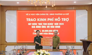 Chung tay hỗ trợ xây nhà cho thương binh ở Yên Bái