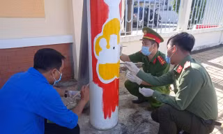 Tuổi trẻ công an Sóc Trăng ra quân chiến dịch thanh niên tình nguyện hè 2021