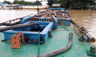 Khai thác cát không phép, 4 người bị phạt hơn 1,5 tỷ đồng