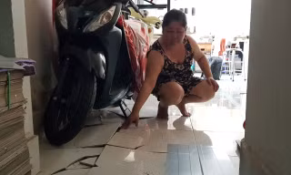 Nhà dân nứt toác cạnh công trường dự án khách sạn 19 tầng ở Cần Thơ