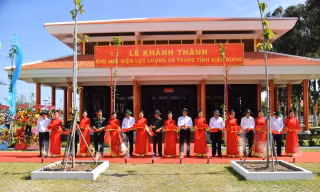 Kiên Giang khánh thành khu lưu niệm lực lượng vũ trang 