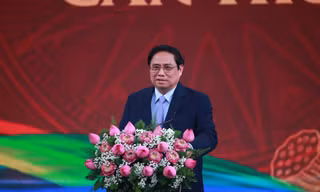 Thủ tướng Phạm Minh Chính dự lễ phát sóng chính thức kênh truyền hình VTV Cần Thơ