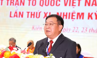 Ông Lê Thanh Việt tái đắc cử Chủ tịch Ủy ban MTTQ tỉnh Kiên Giang