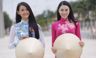 Thí sinh Hoa hậu phía Nam duyên dáng trong tà áo dài - tiếp