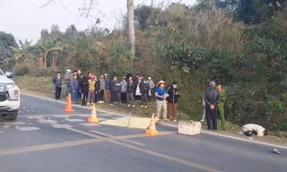 Hiện trường vụ tại nạn.