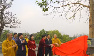 Phó Thủ tướng Trần Lưu Quang dâng hương tại chùa Tam Chúc