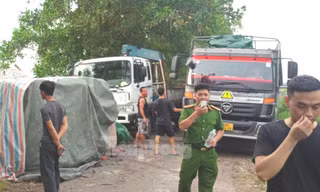 Cảnh sát có mặt tại hiện trường.
