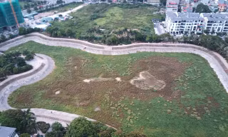 Hồ điều hoà Trung Văn ‘khát’ nước sau đợt mưa lớn