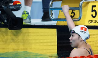 Ánh Viên góp 8/10 HCV của bơi lội Việt Nam tại SEA Games 29. Nhưng đấu trường Olympic là một câu chuyện khác. Ảnh: Ziing