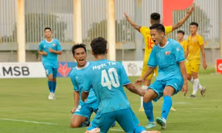 PVF vượt qua Đông Á Thanh Hoá để giành quyền vào chung kết giải U21 quốc gia 2024 (ảnh Anh Thư) 